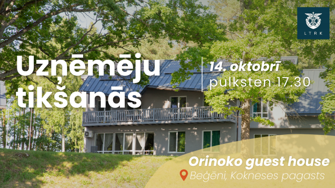 Uzņēmēju tikšanās baneris