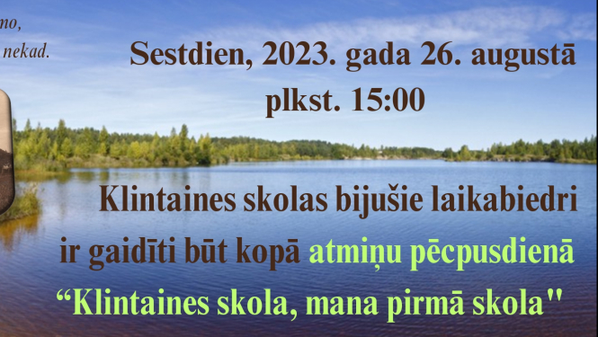 tikšanās klintaines pamatskolā