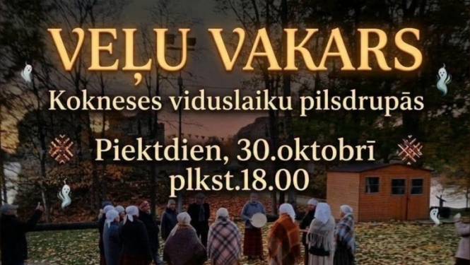 Veļu vakars. Aicina fokloras kopas “Urgas” un “Vesetnieki”