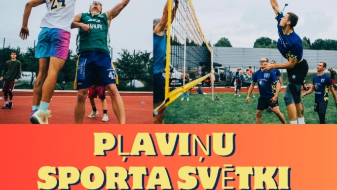 Pļaviņu sporta svētku afiša