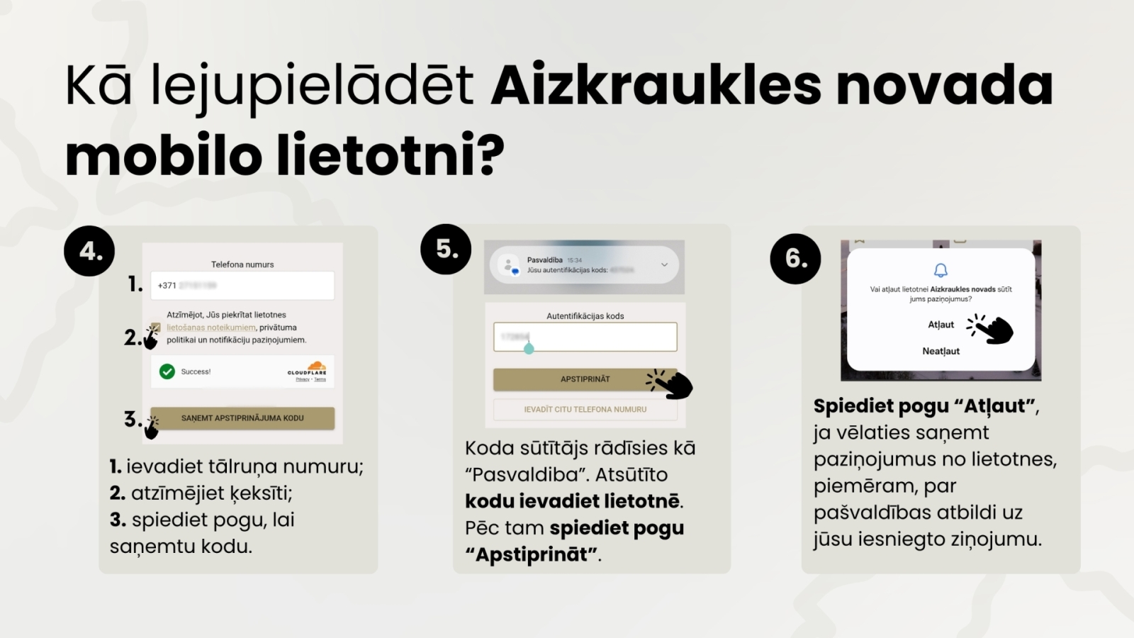 soļi kā lejupielādēt mobilo lietotni