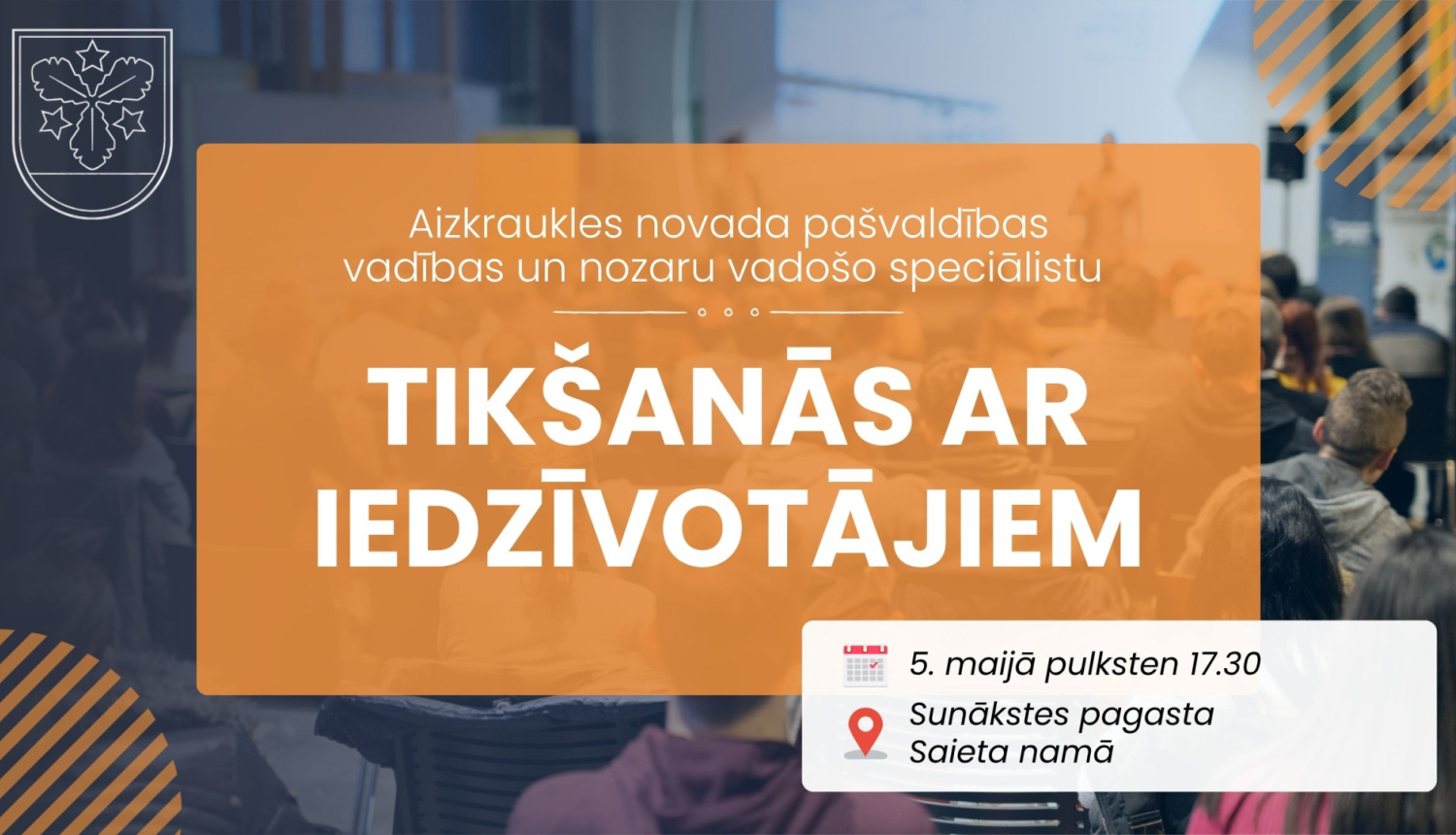 iedzīvotāju tikšanās ar pašvaldības vadību