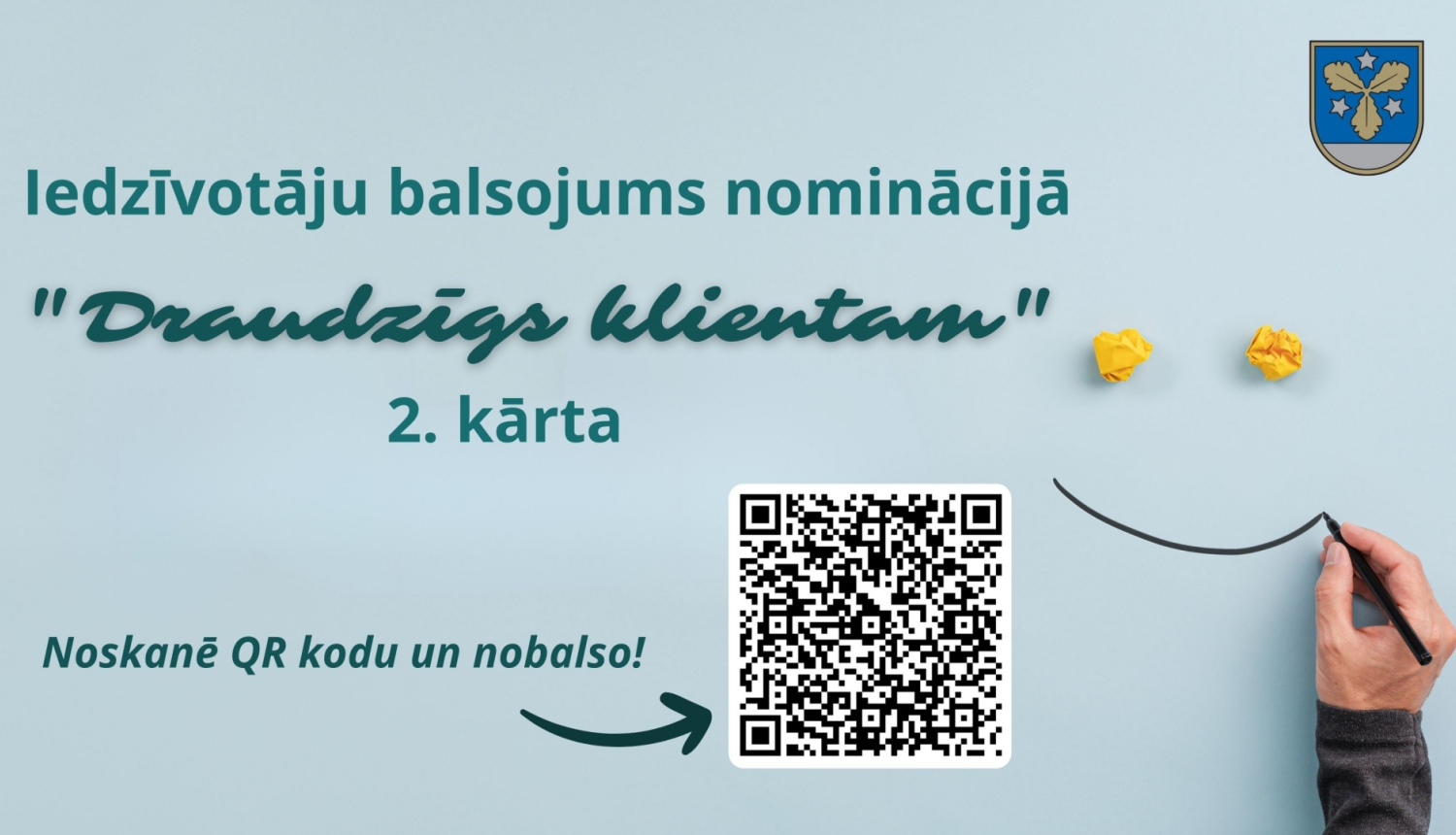 draudzīgs klientam balsojums