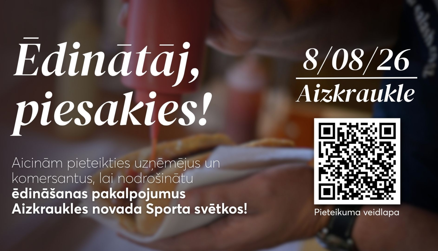 uz hotdoga tiek spiests kečups