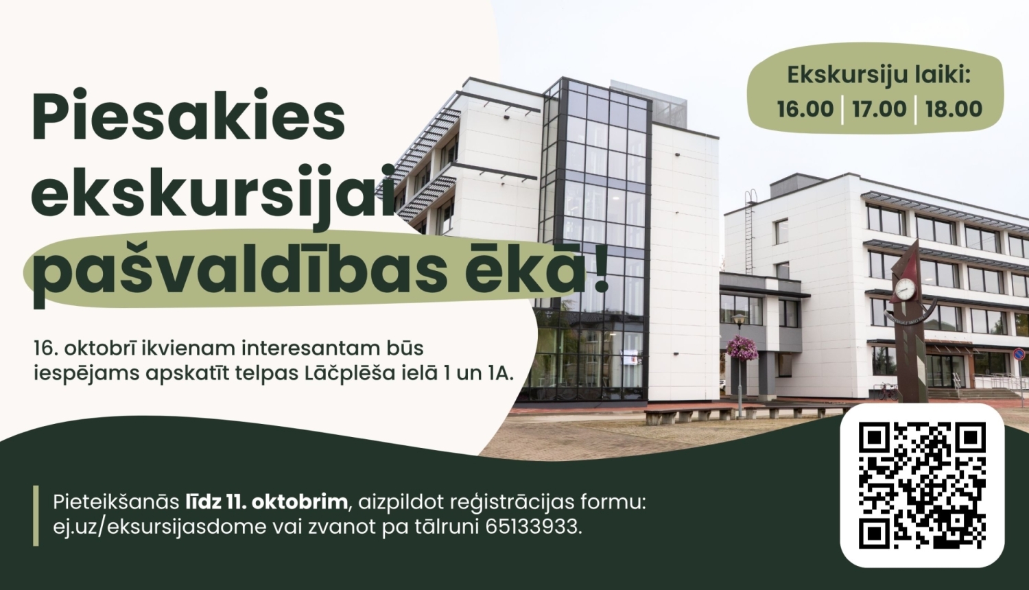 baneris par pieteikšanos ekskursijai