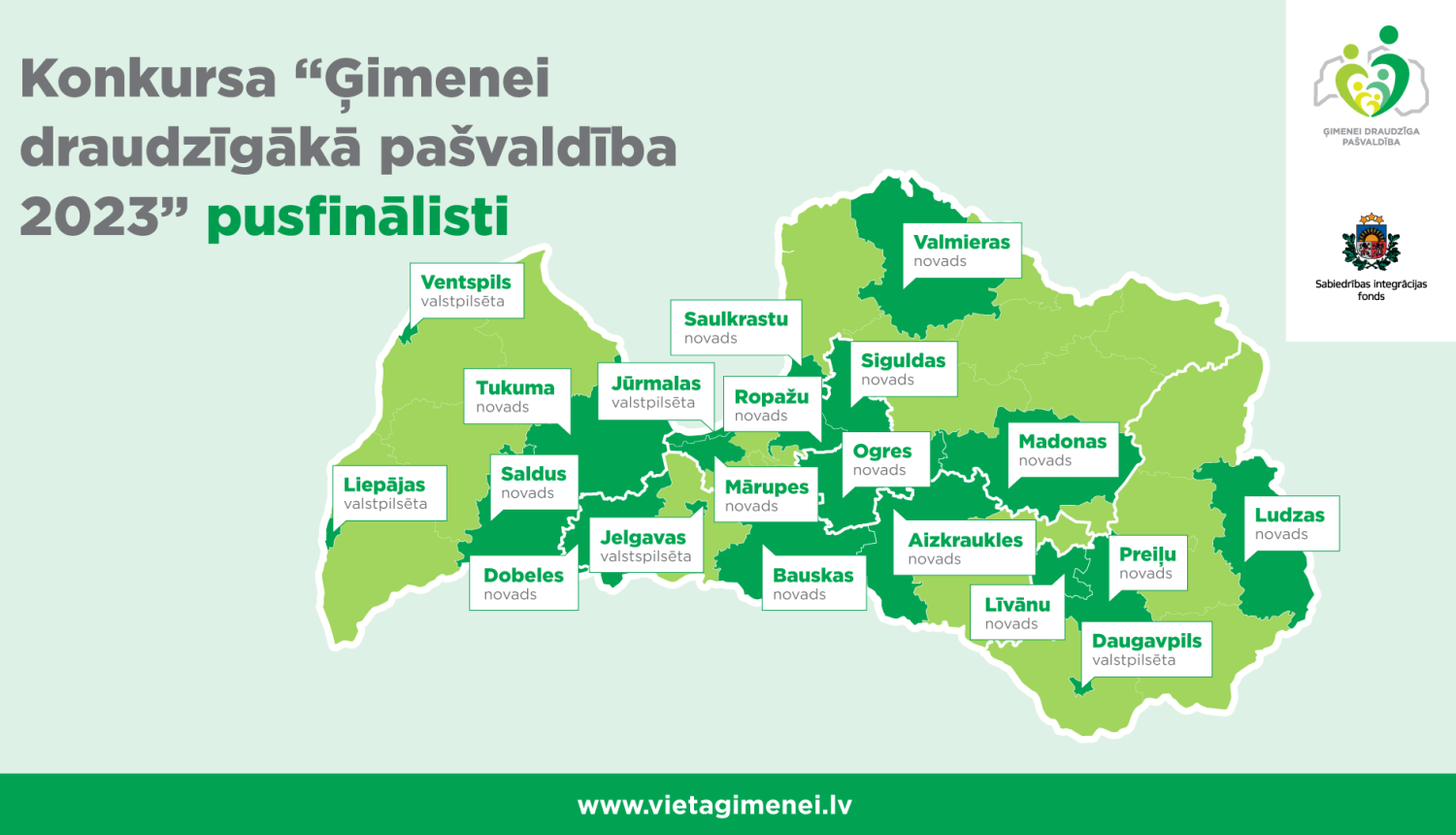 pasvaldību karte