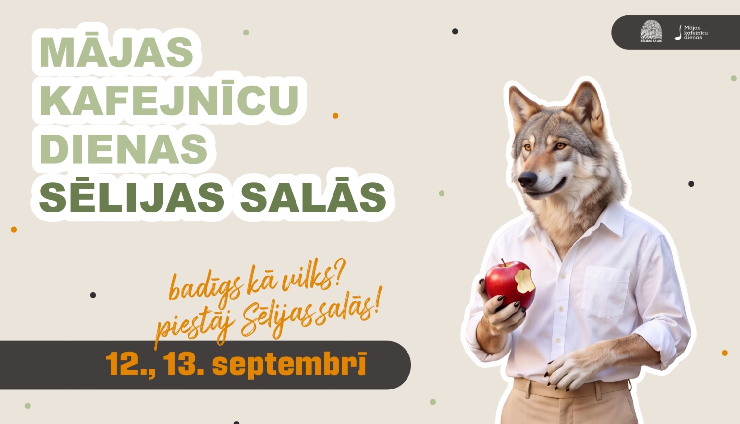 afiša par mājas kafejnīcu dienām Sēlijā