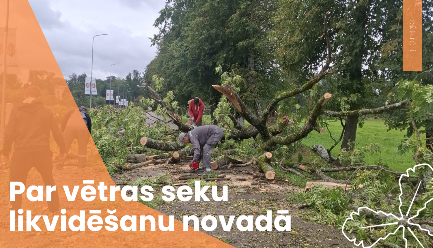 Vētras seku novēršana