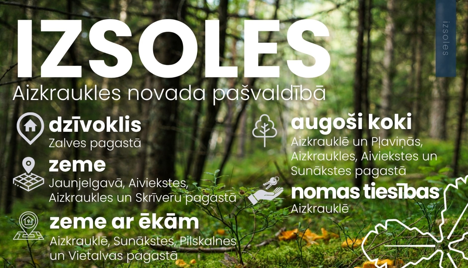 Izsoles Aizkraukles novada pašvaldībā