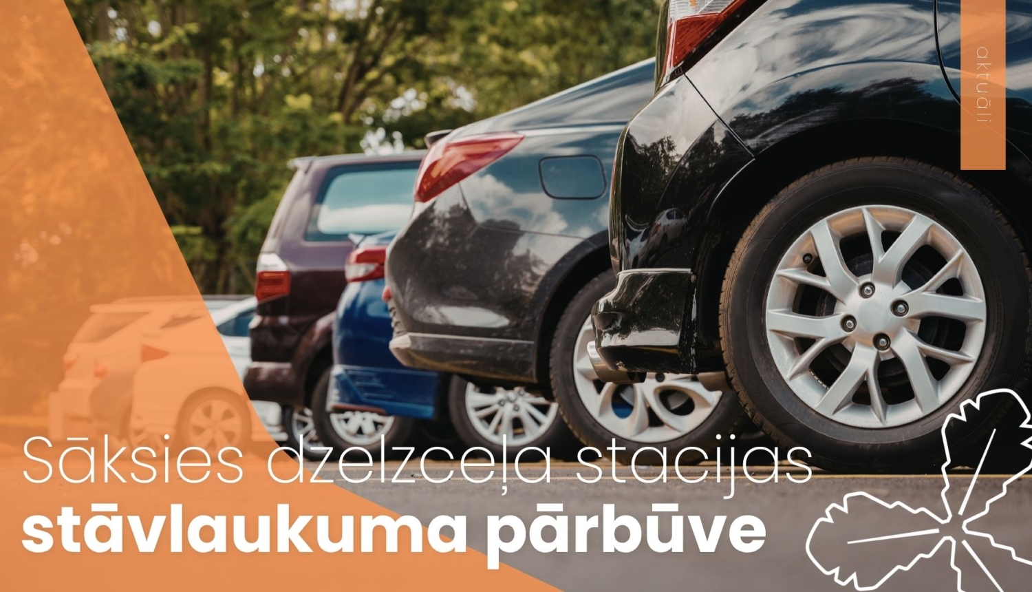 automašīnas stāvlaukumā