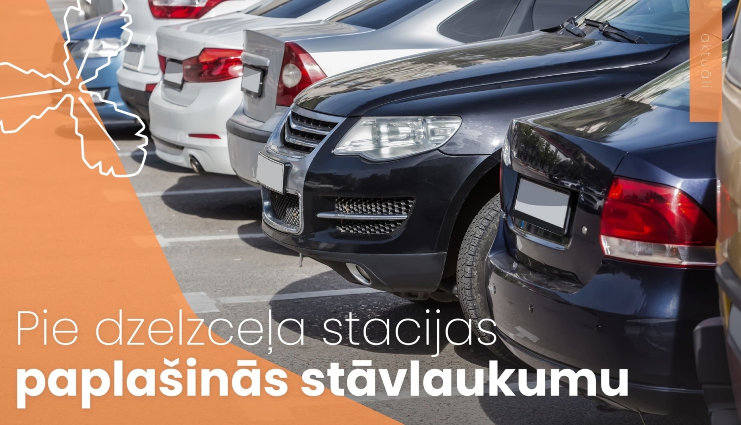 automašīnas stāvlaukumā