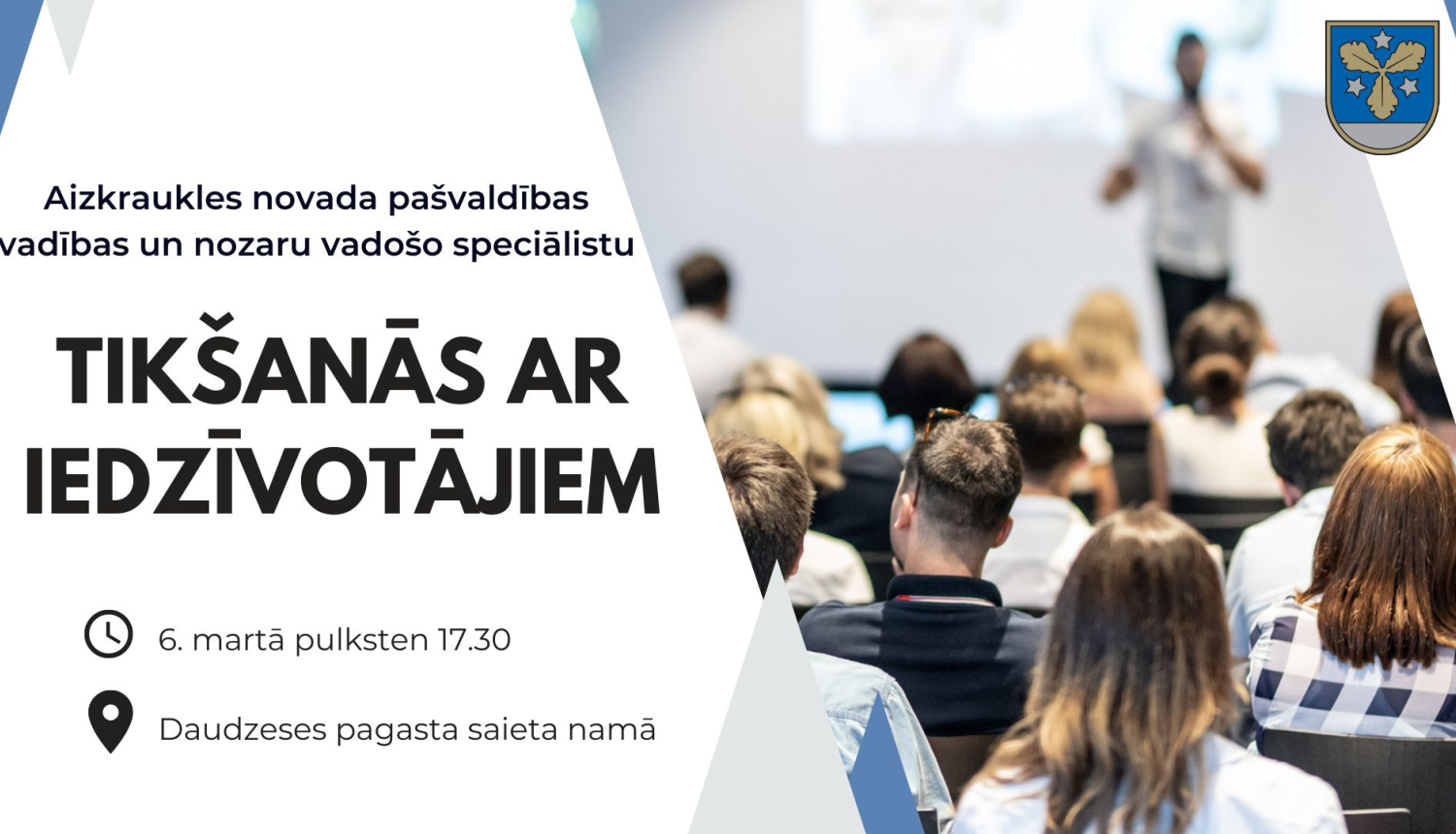 tikšanās ar iedzīvotājiem - afiša