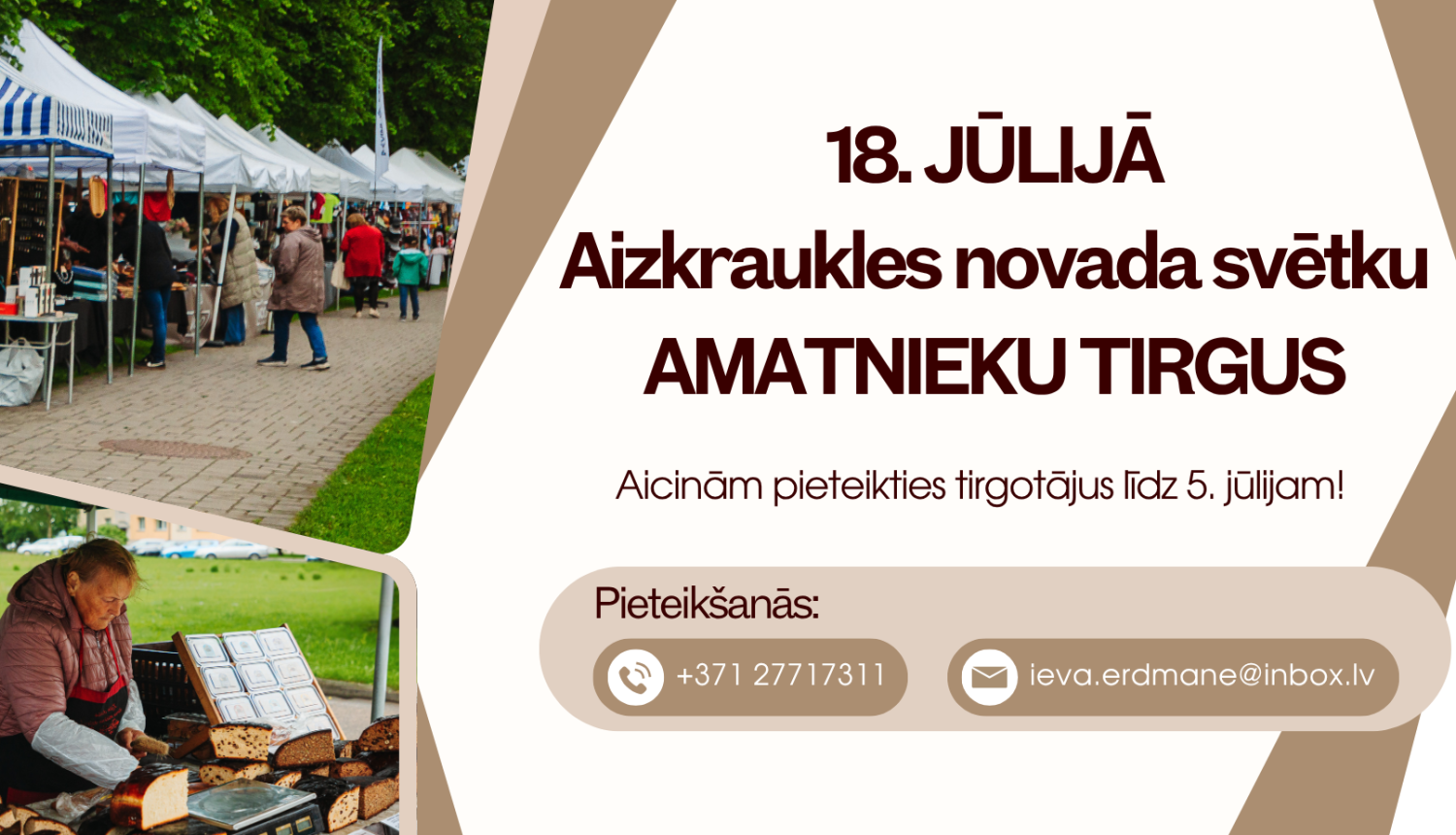 Tirgus pieteikšanās afiša