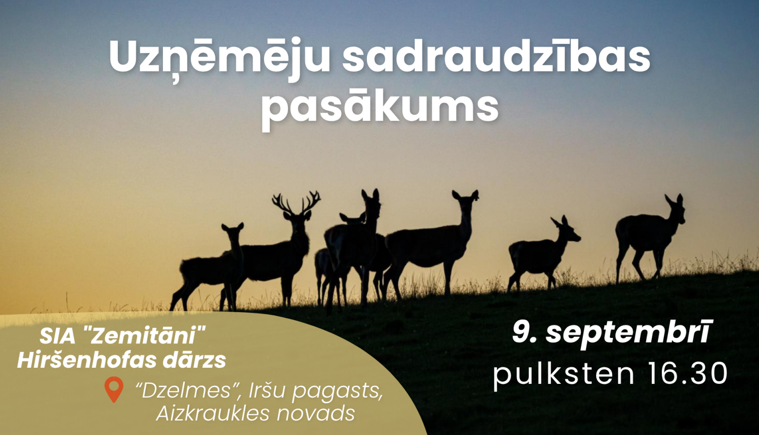 baneris par uzņēmēju tikšanos