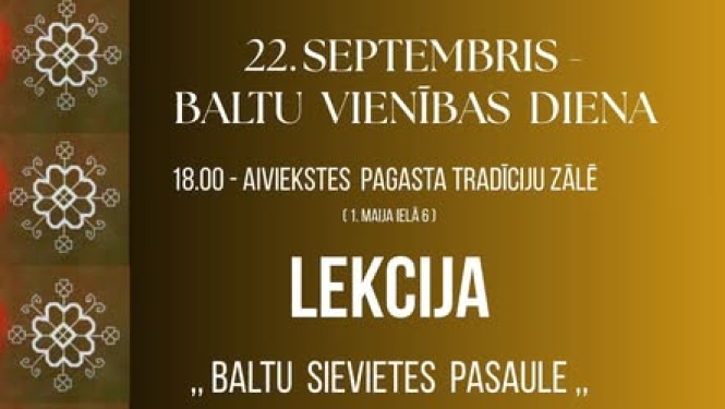 Baltu vienības dienas pasākums
