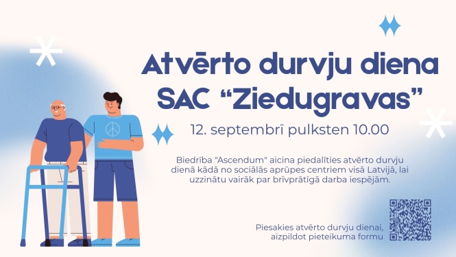 atvērto durvju dienu baneris