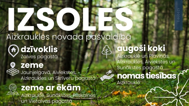 Izsoles Aizkraukles novada pašvaldībā