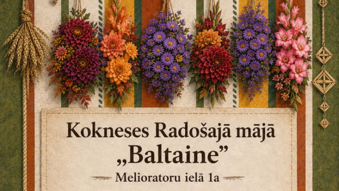 Septembris Kokneses Radošajā mājā „Baltaine”