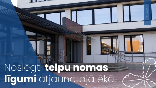 balta ēka ar daudz logiem un kāpnēm uz ieeju