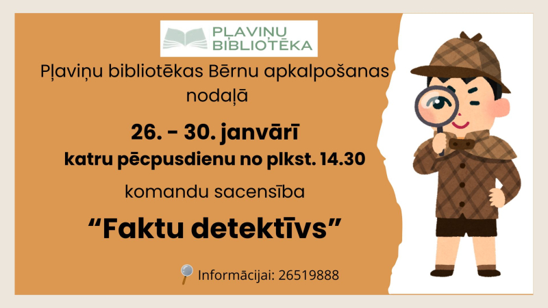 Komandu sacensība “Faktu detektīvs”