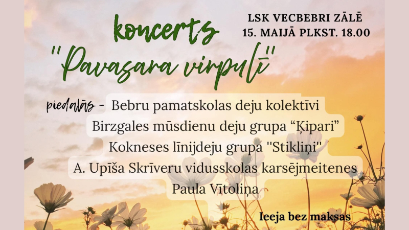 koncerts “Pavasara virpulī”