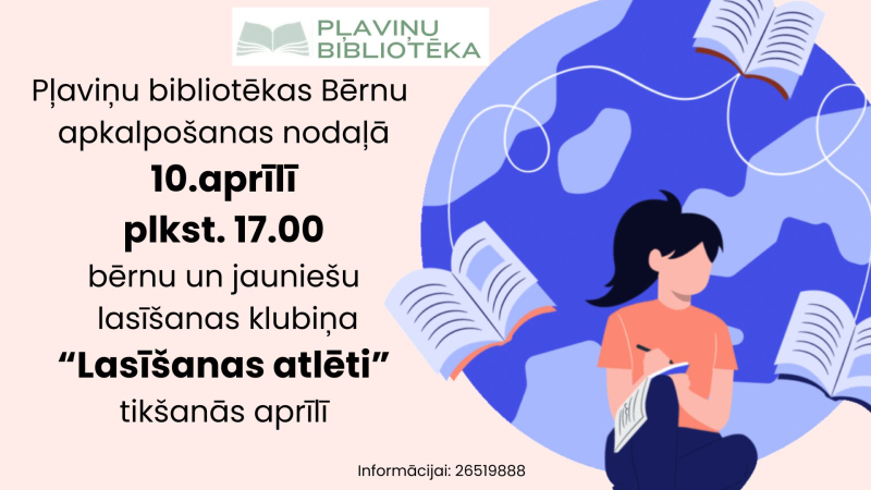bērnu un jauniešu lasīšanas klubiņa “Lasīšanas atlēti” tikšanās