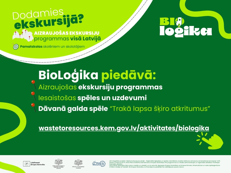 Bioloģikas raksta baneris