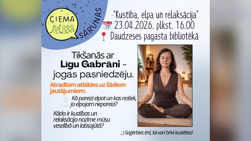 "Kustība, elpa un relaksācija"