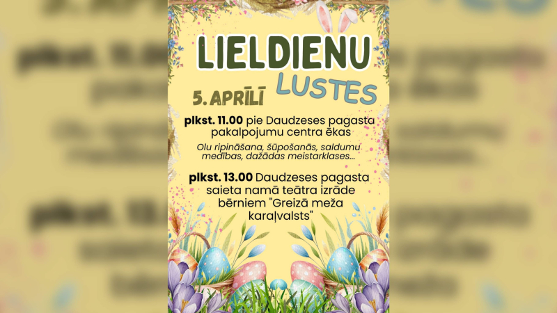 Lieldienu lustes Daudzevā