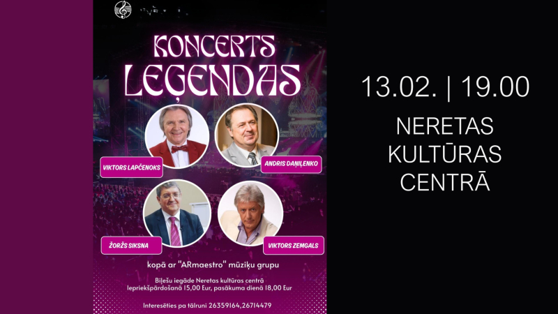 Koncerts “Leģendas”