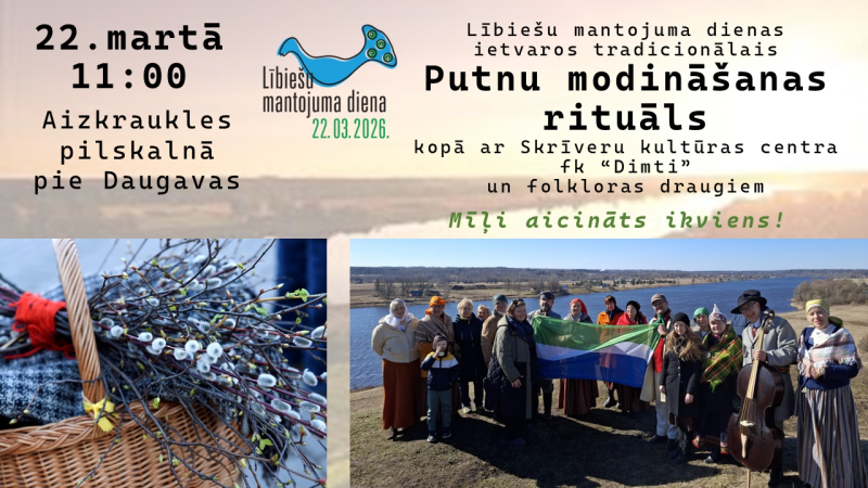 tradicionālais PUTNU MODINĀŠANAS RITUĀLS