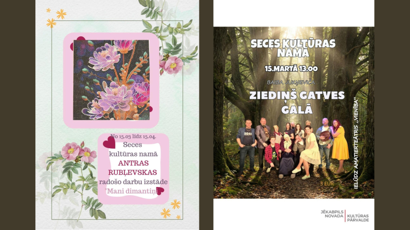 amatierteātra “Vienība” izrāde – Baiba Jukņeviča “Ziediņš gatves galā”