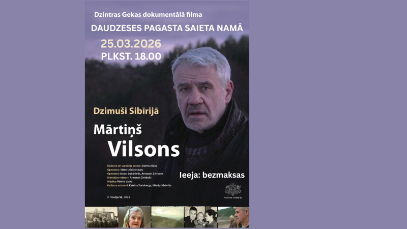 Dzintras Gekas dokumentālā filma “Dzimuši Sibīrijā”