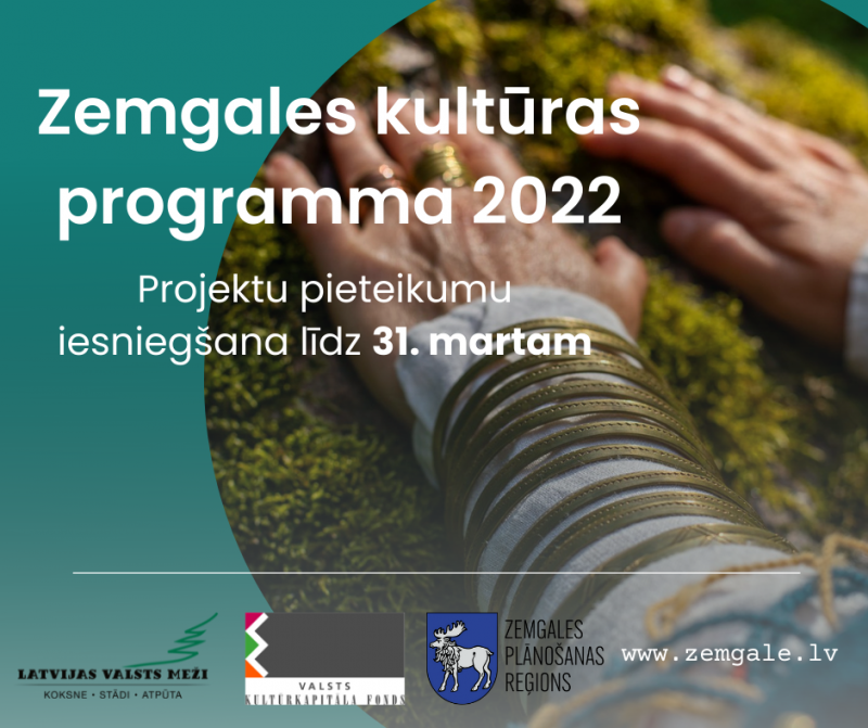 Izsludināta Zemgales kultūras programma 2022