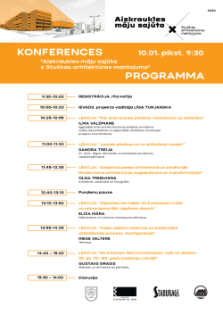 konferences programma