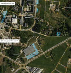 karte ar satiksmes ierobežojumiem