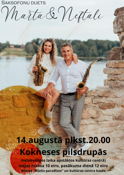 Saksofonu dueta "Marta & Neftali" koncerts