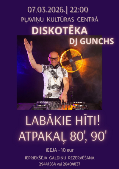 Diskotēka “Atpakaļ 80', 90'”