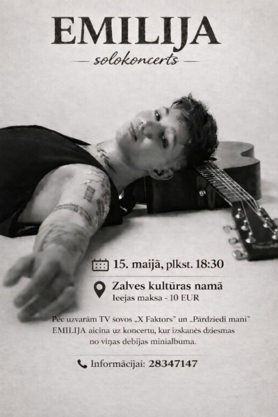 Emilija solokoncerts