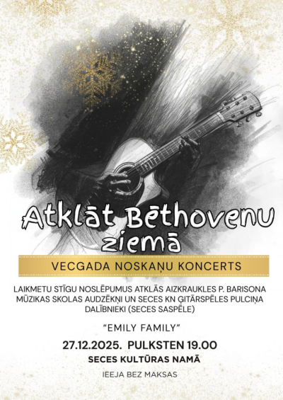 Vecgada noskaņu koncerts “Atklāt Bēthovenu ziemā”