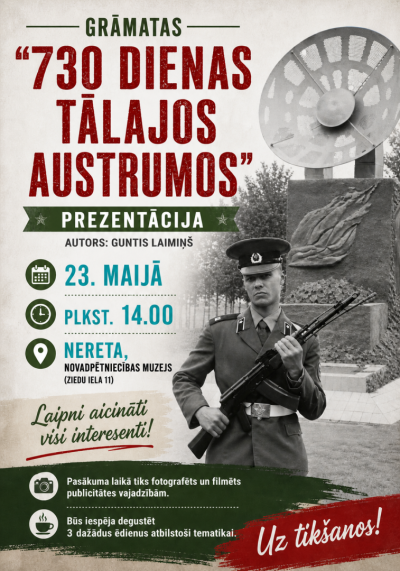 Grāmatas "730 Dienas Tālajos Austrumos" prezentācija