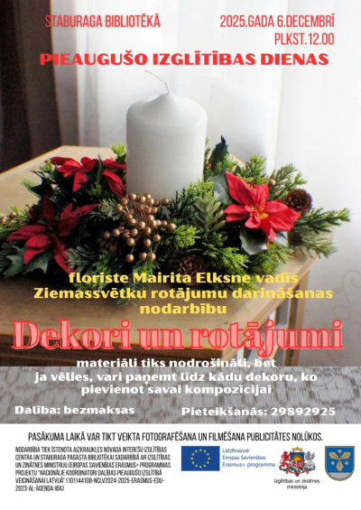 Floristes Mairitas Elksnes Ziemassvētku rotājumu un dekoru darbnīca