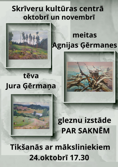 Izstāde ”Par saknēm”, tikšanās ar māksliniekiem