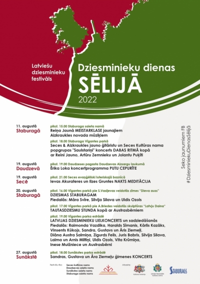 dziesminieku dienas -afiša