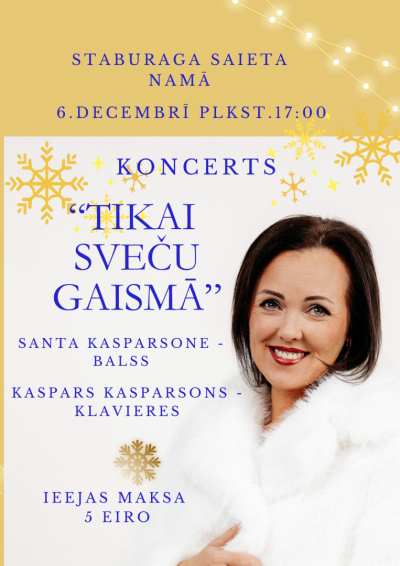 Koncerts “Tikai sveču gaismā”