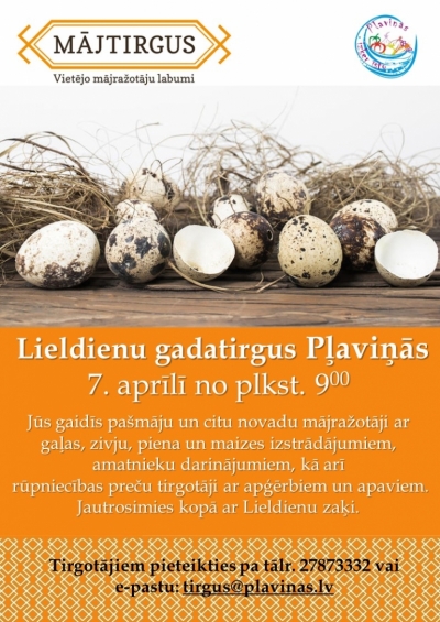 Lieldienu tirgus afiša