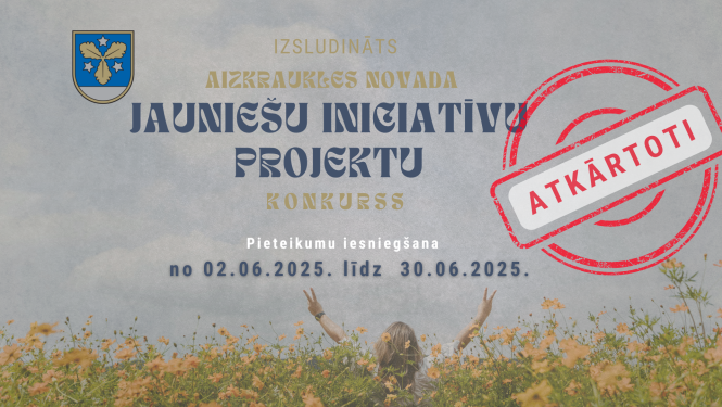 jauniešu projektu konkursa afiša