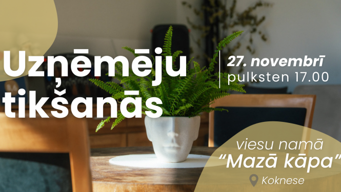 Uzņēmēju tikšanās baneris