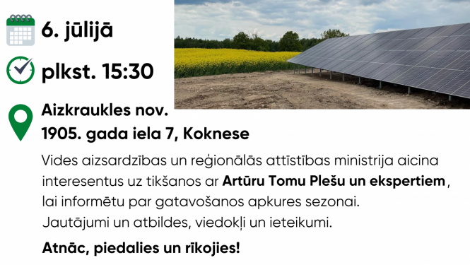 Pleša vizīte - baneris