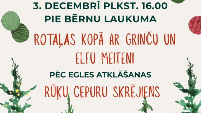 Ziemassvētku egles atklāšana